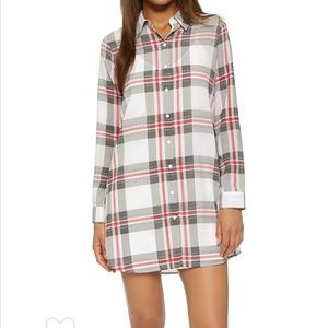 CUPCAKES AND CASHMERE • plaid shirtdress